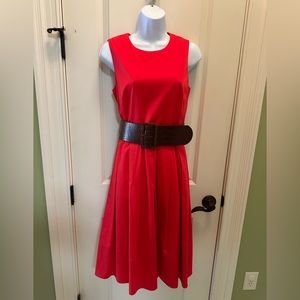 Kay Unger red dress size 8